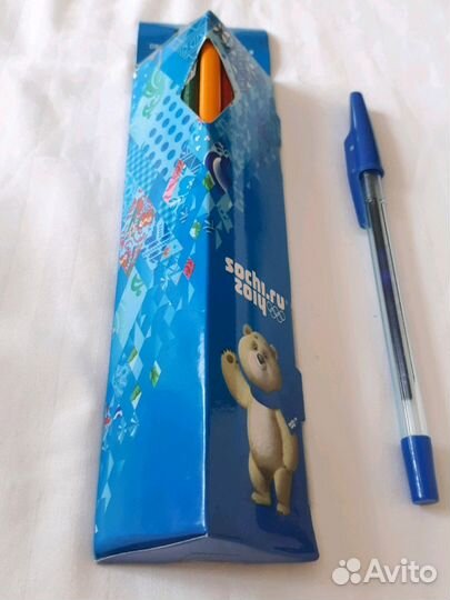 Цветные карандаши 18 шт.Сочи 2014