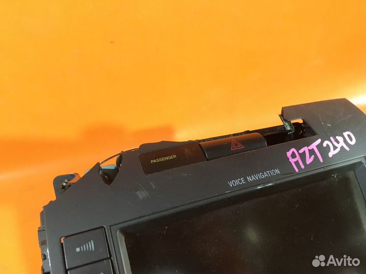 Блок управления печкой Toyota Premio AZT240