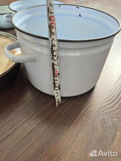 Кастрюля, сковорода эмалированная