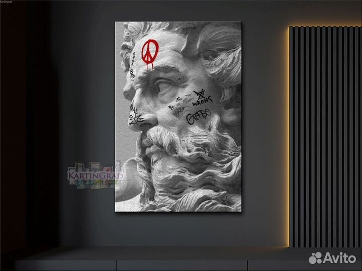 Античные интерьерные картины на холсте / Арт 41