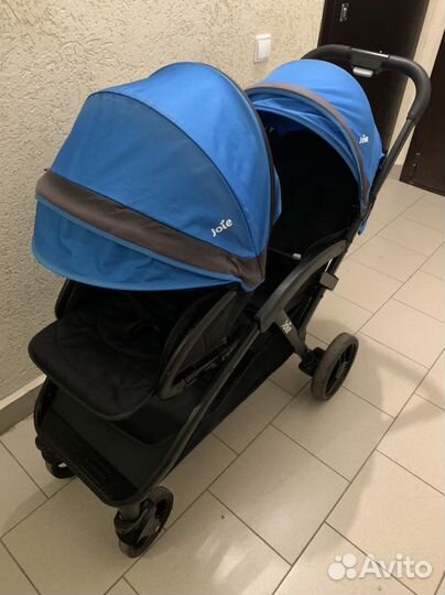 Коляска для двойни погодок joe evalite duo