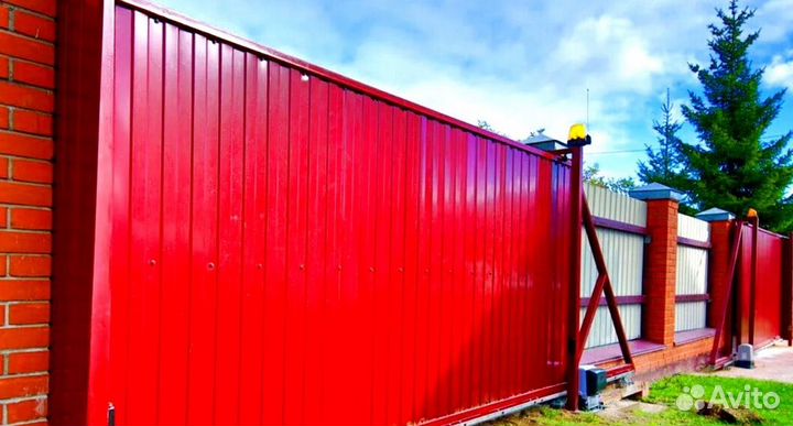 Откатные ворота заказать