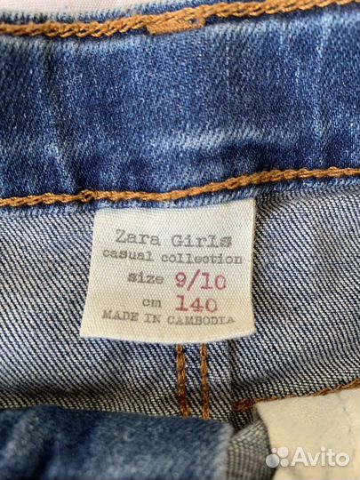 Джинсовая юбка для девочек Zara