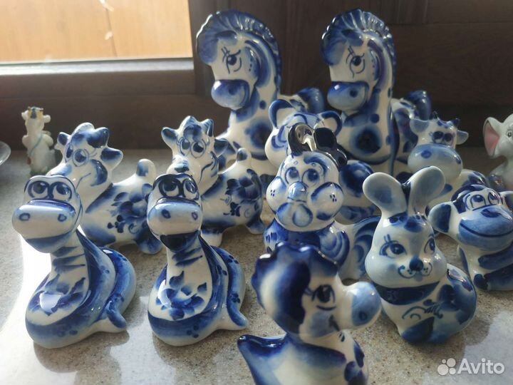Гжель фигурки