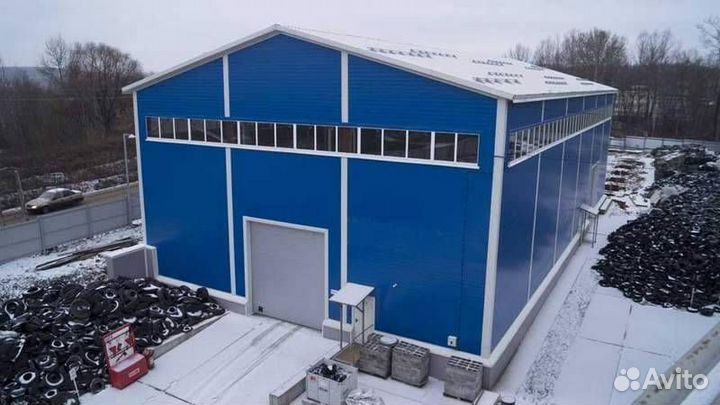 Ангар по проекту под ключ