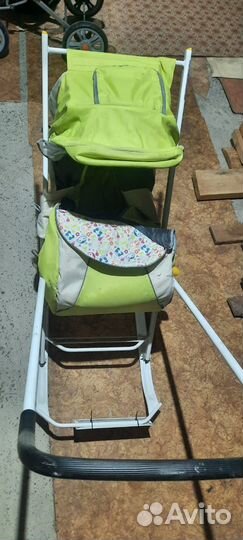 Детские санки коляска