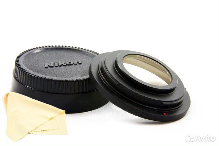 Переходник с M42 на Nikon с линзой Fujimi FJR-42NF