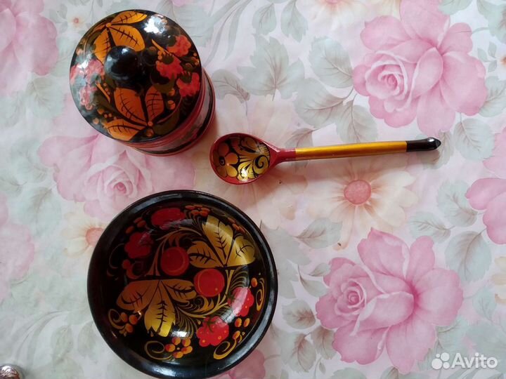 Хохлома. Рог.шкатулка