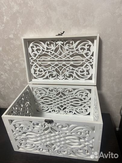 Свадебная коробка для денег