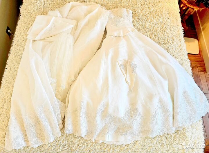 Свадебное платье Ручная вышивка Роскошное