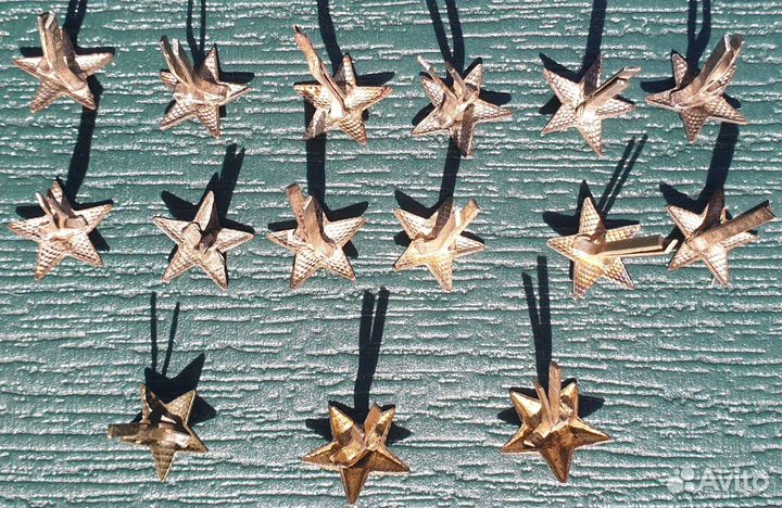 Звезды на погоны ркка мл. офицеры обр. 1943 г