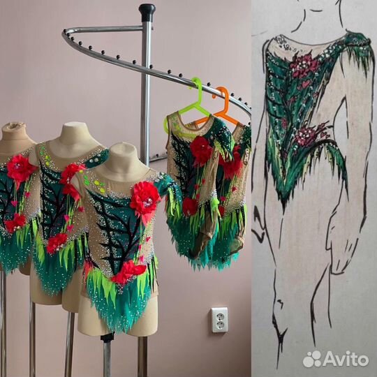 Купальник для художественной гимнастики