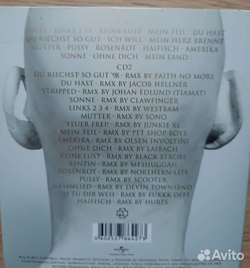 Rammstein Made In Germany 2CD