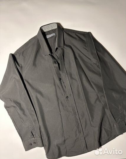 Рубашка черная на мальчика