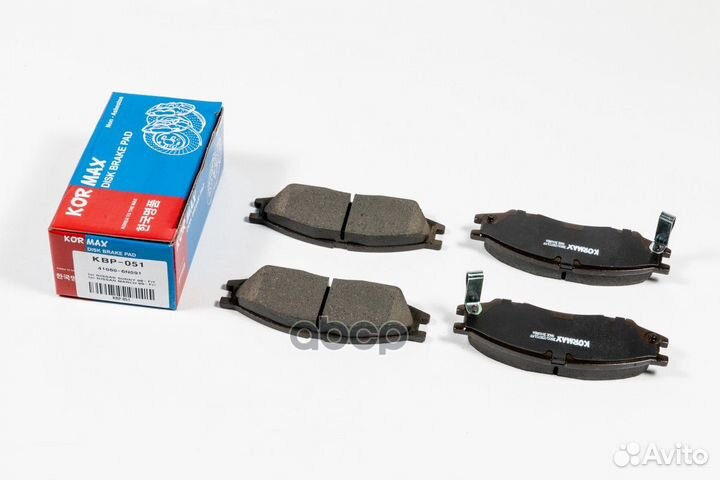 Колодки тормозные дисковые перед kormax 45 BD4411