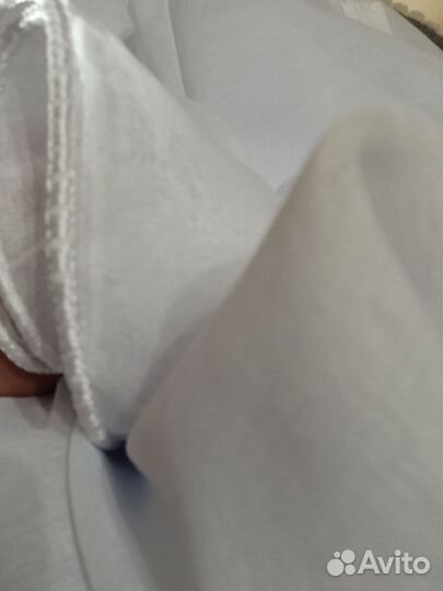 Шторы тюль под лён. Белые