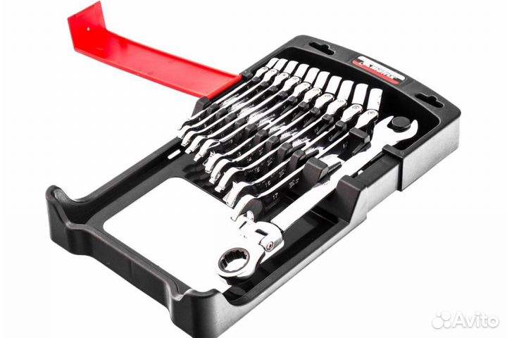 Набор ключей шарнирных трещоточных