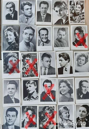 Открытки: актеры советского кино