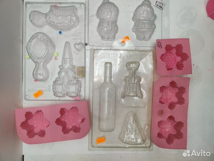 Формы для изготовления мыла, свечей и бомбочек