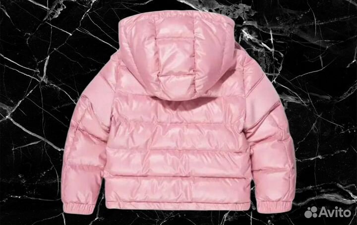 Куртка Moncler розовая женская зимняя