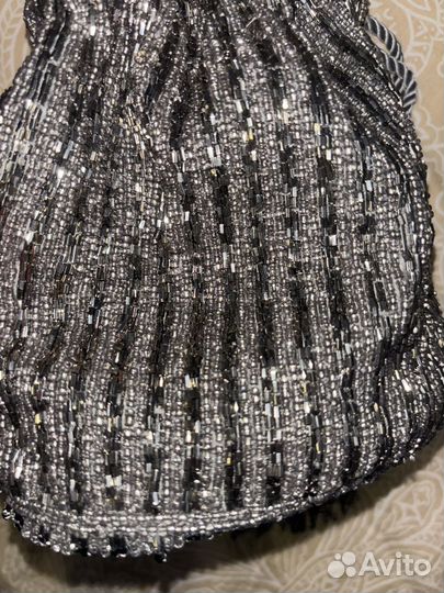 Сумка с пайетками pull and bear