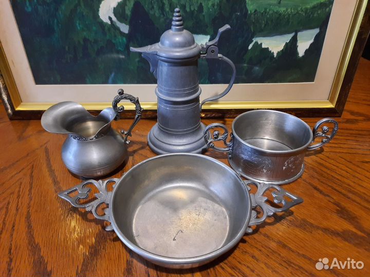 Оловянные предметы из Германии