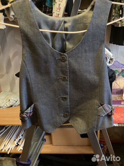 Жилет школьный для девочки 134