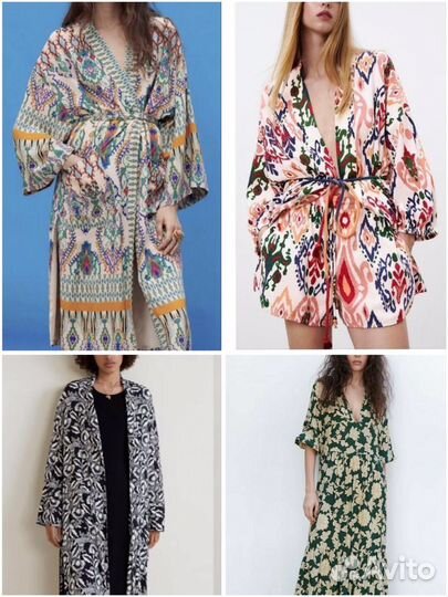 Кимоно, платье, костюм Zara limited edition
