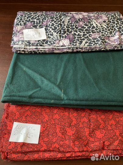 Отрез ткани хлопок СССР