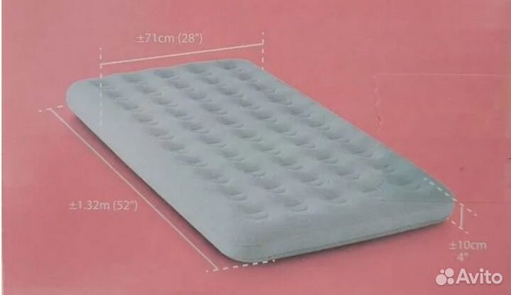 Детская надувная кровать 2в1,Intex 66810