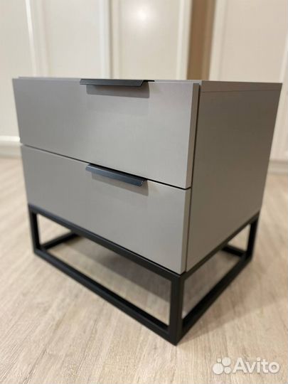 Тумба прикроватная Loft Luce бежевая