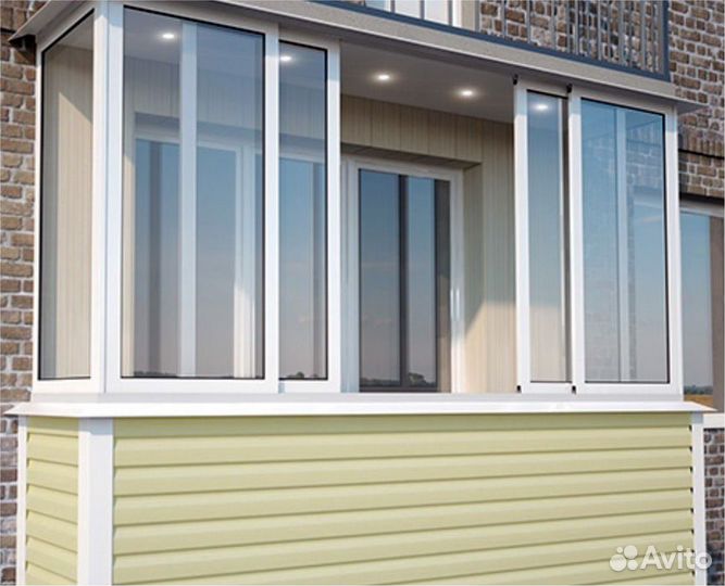 Остекление балконов и лоджий