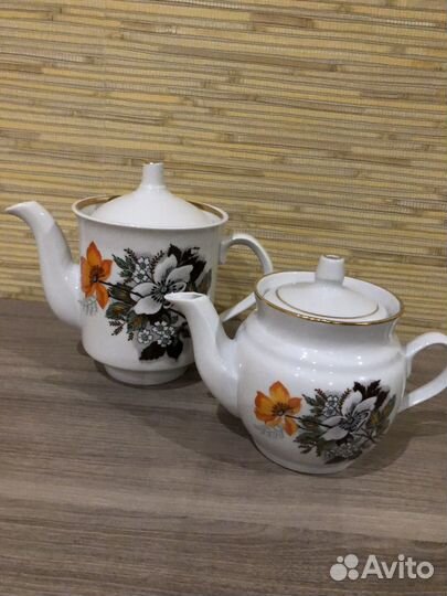 Чайник заварочный фарфоровый дулево