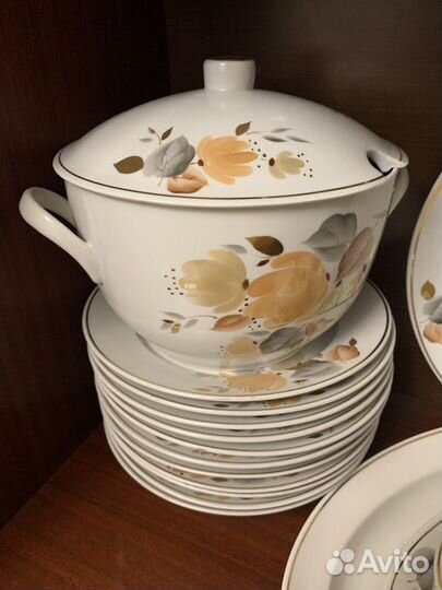 Сервиз фарфоровый суповой СССР