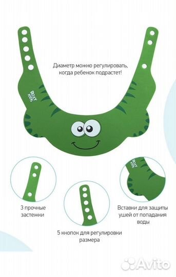 Защитный козырек для мытья головы