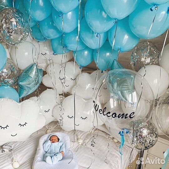 Шары на выписку из роддома