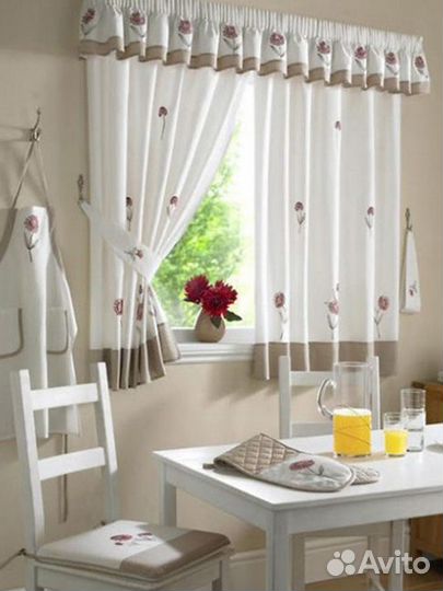 Тюль для кухни