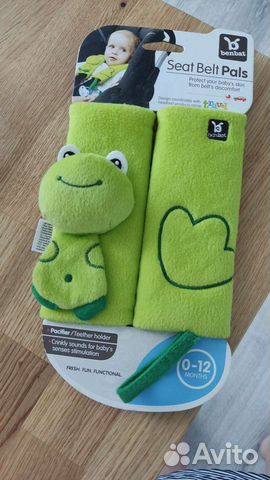 Накладки на ремни Benbat лягушка, от 0 до 12 мес