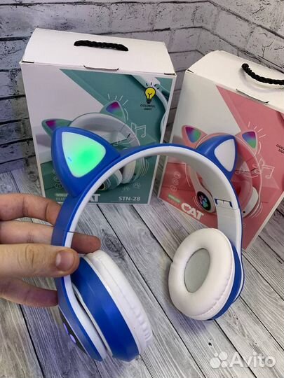 Детские наушники с ушками STN28