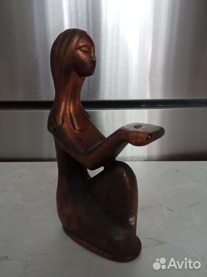 Подсвечник девушка СССР