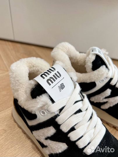 Кроссовки женские на меху Miu Miu x New Balance