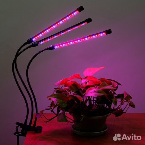 Светодиодная фитолампа для растений новая