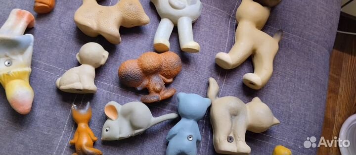 Резиновые игрушки СССР красный треугольник