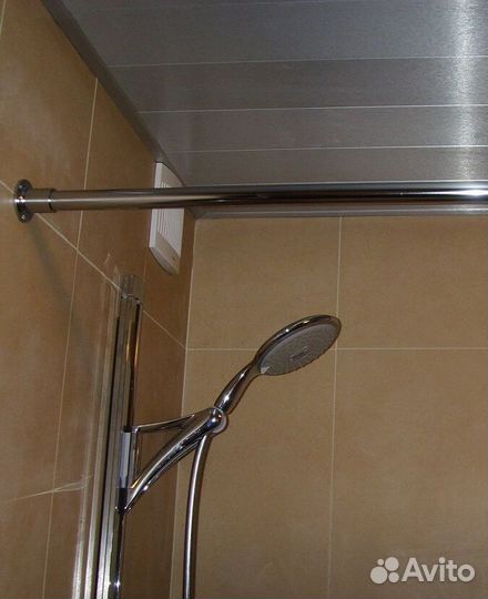 Штанга для ванной, карниз для гостиной