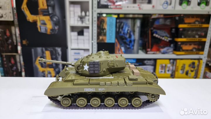 Радиоуправляемый танк Heng Long US M26 Pershing