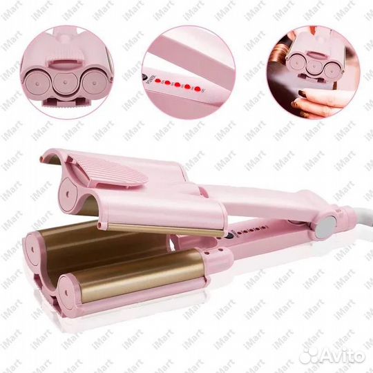 Мультистайлер щипцы для создания локонов. 32 мм