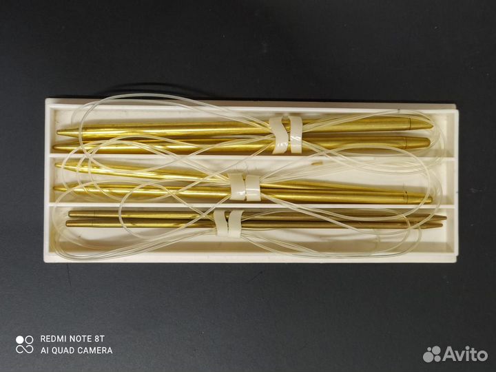 Набор разъемных вязальных спиц. Завод Манометр