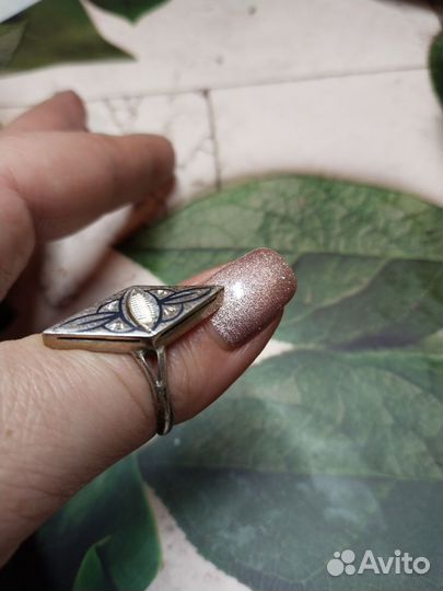 Серебряное кольцо СССР 925