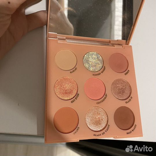 Colorpop baby got peach палетка теней