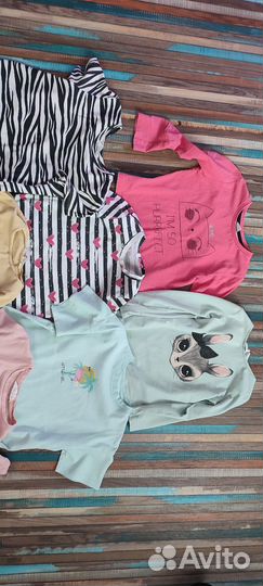 Вещи на девочку 116р пакетом